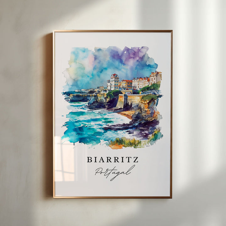 Biarritz Wall Art - Portugal Print