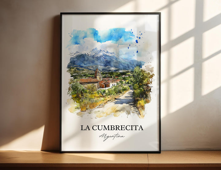 La Cumbrecita, Argentina – Watercolor Art Print