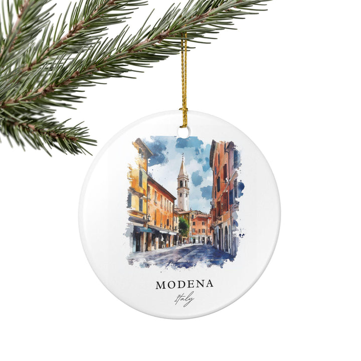 Modena Italy Ornament: Unique Modena Souvenir, Modena IT Xmas Decor, and Authentic Modena Italy Gift