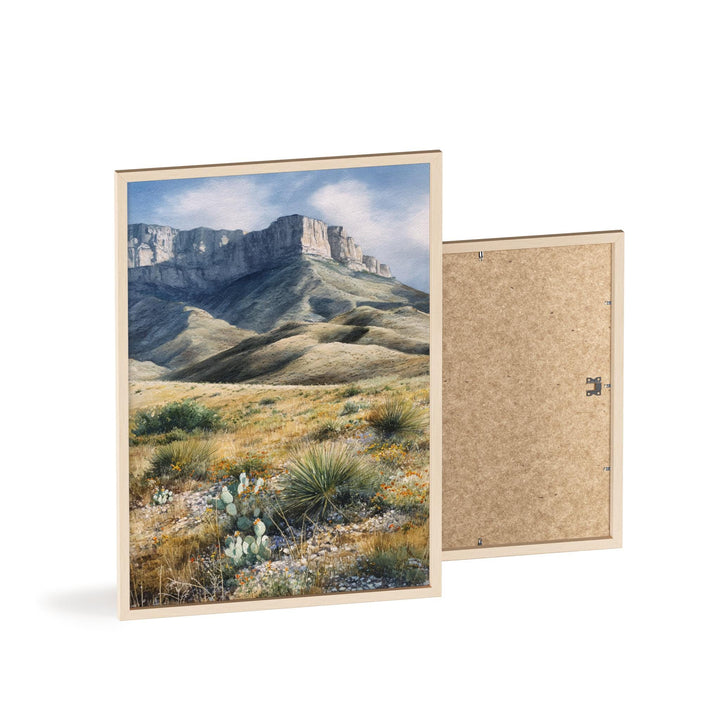 Guadalupe Mountains, Texas – Watercolor Art Print
