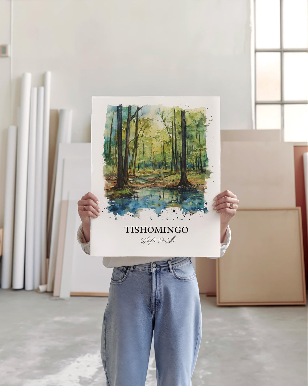 Tishomingo State Park Art, Tishomingo Print, Mississippi Artwork, Tishomingo State Park Gift, Travel Print, Travel Poster, Housewarming Gift