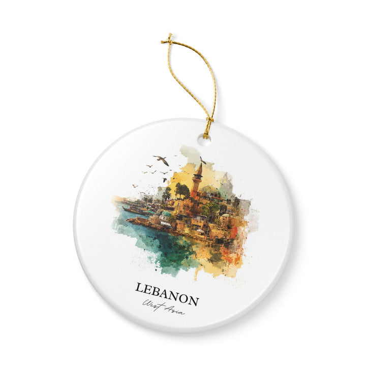 Lebanon Ornament: Unique Lebanon Souvenir, Lebanon Xmas Decor, and Authentic Lebanon Gift