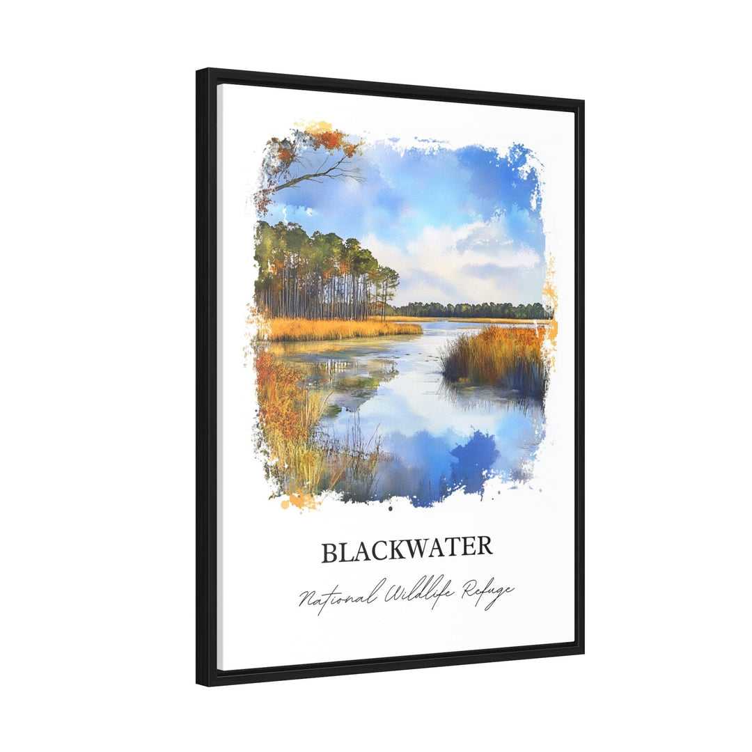 Blackwater National Refuge Wall Art, Cambridge MD Print, Maryland Watercolor, Maryland Gift, Travel Print, Travel Poster, Housewarming Gift