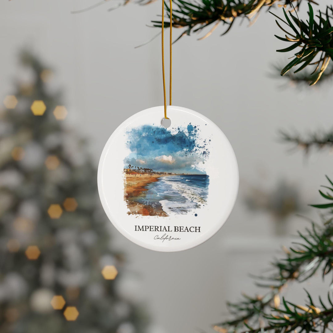 Imperial Beach CA Ornament: Unique Imperial Beach Souvenir, San Diego Xmas Decor, and Authentic San Diego Gift