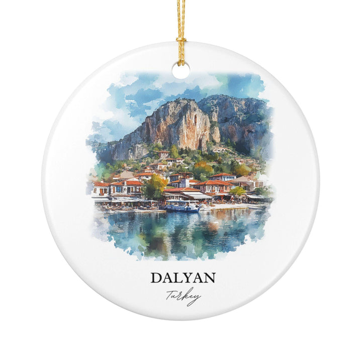 Dalyan Turkey Ornament: Unique Dalyan Souvenir, Dalyan Turkey Xmas Decor, and Authentic Turkey Gift