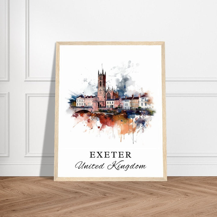 Exeter Wall Art - England UK Print