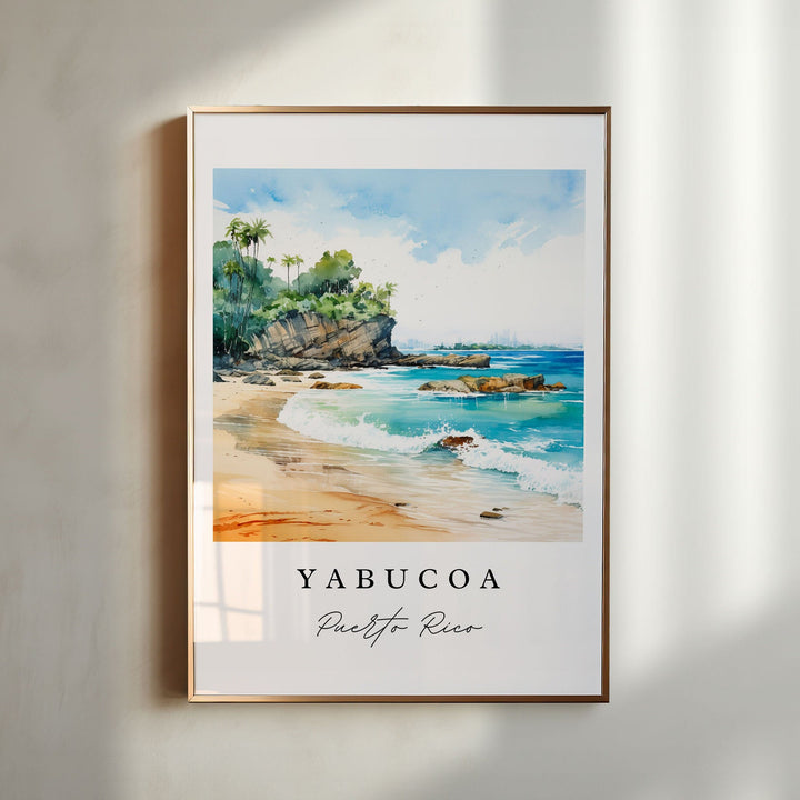 Yabucoa PR wall art - Puerto Rico, Yabucoa poster print, Yabucoa Puerto Rico gift, Birthday present, Custom Text, Perfect Gift