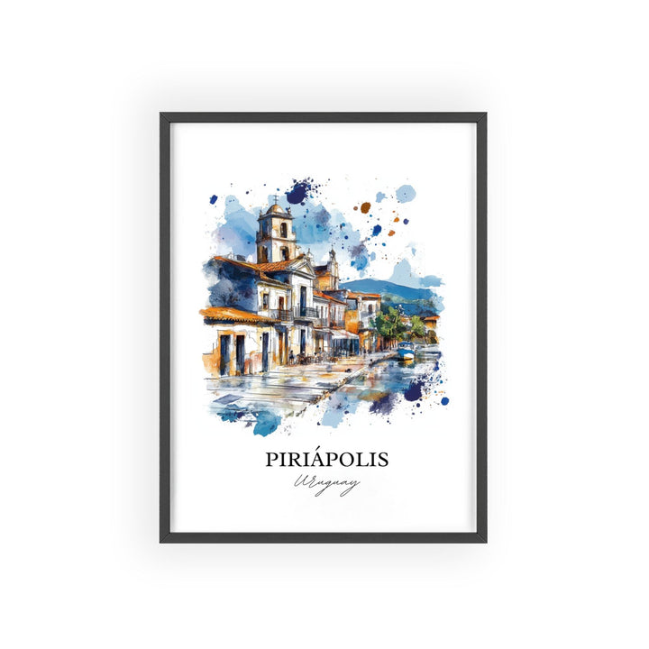 Piriápolis Wall Art, Uruguay Print, Uruguay Watercolor Art, Piriápolis Gift, Travel Print, Travel Poster, Housewarming Gift