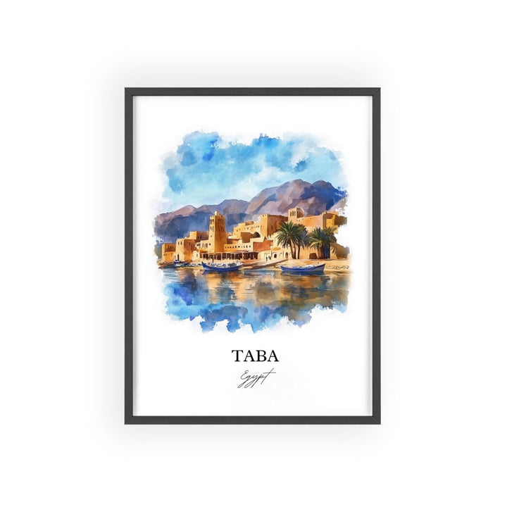 Taba, Egypt – Watercolor Art Print
