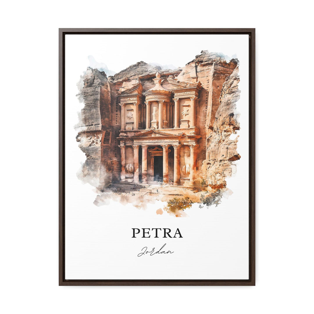 Petra, Jordan – Watercolor Art Print