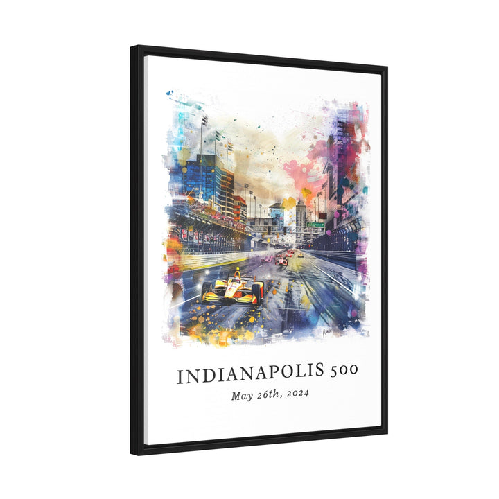 Indy 500 Wall Art, Indianpolis 500 Print, Indy 500 Watercolor, Indy 500 Art Gift,