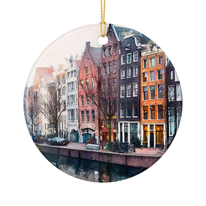 Amsterdam Ornament: Unique Amsterdam Souvenir, Amsterdam Xmas Decor, and Authentic Amsterdam Netherlands Gift
