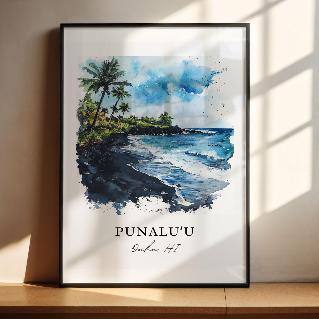 Punaluu Wall Art - Oahu Hawaii Print