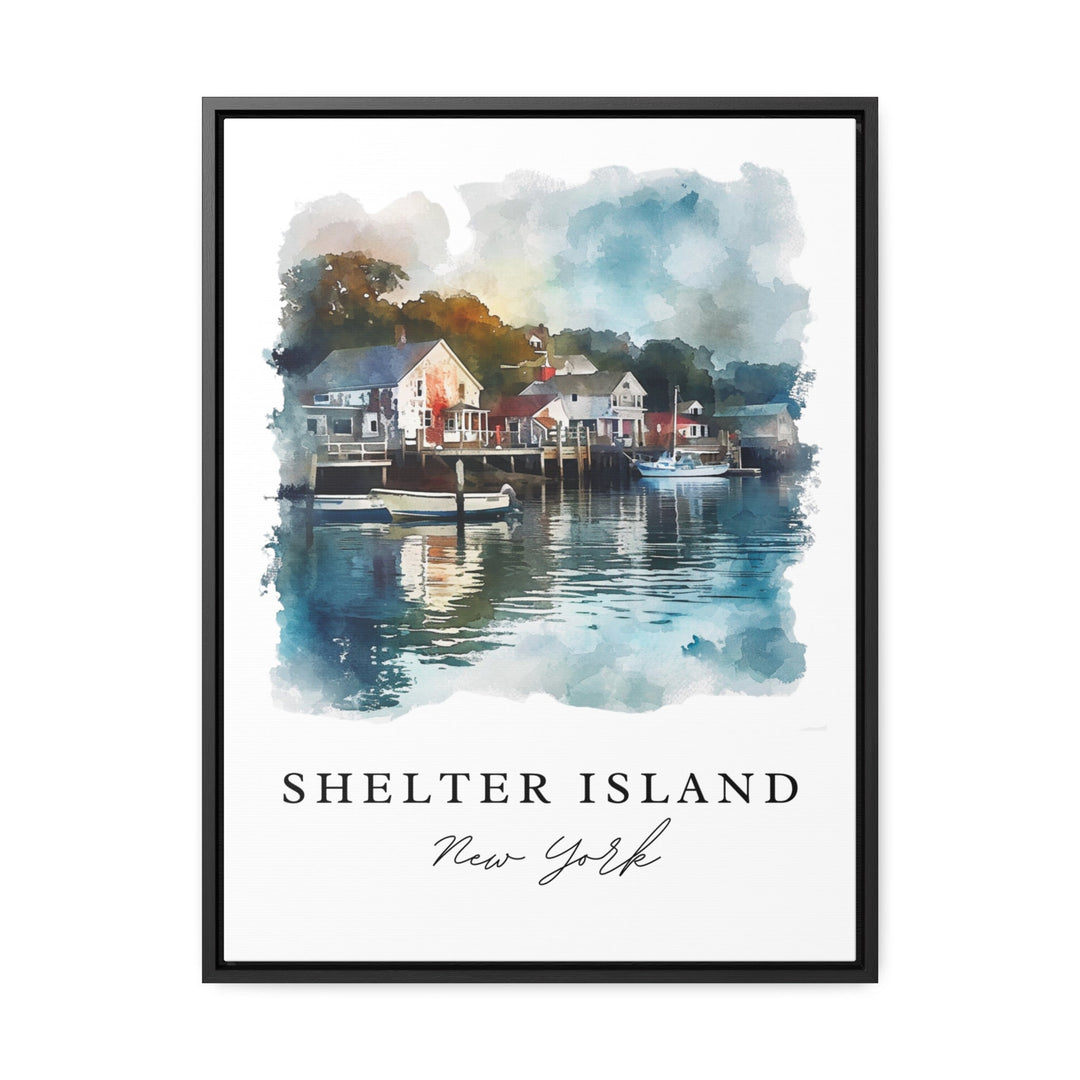 Shelter Island, New York, USA – Watercolor Art Print