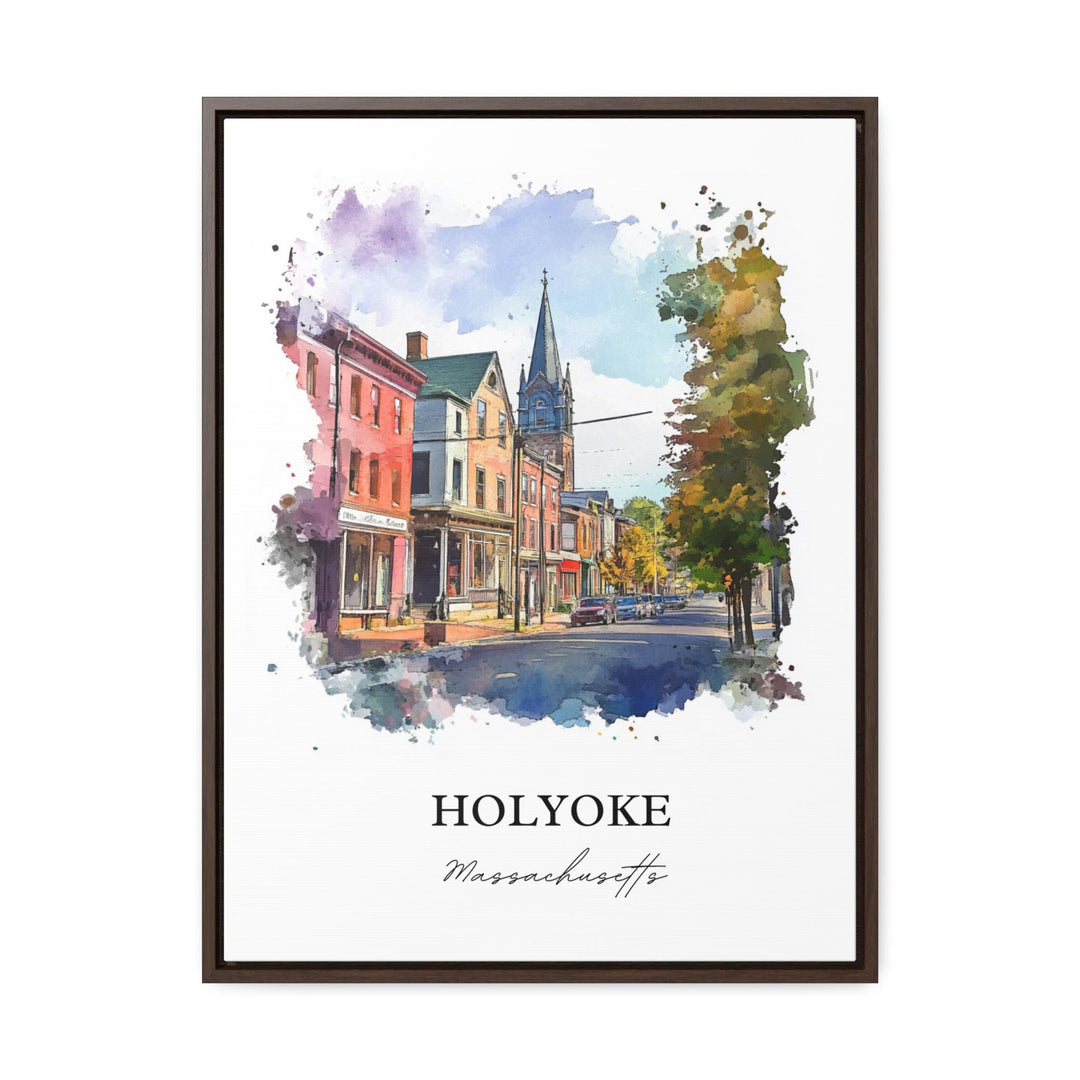 Holyoke MA Wall Art - Massachusetts Print