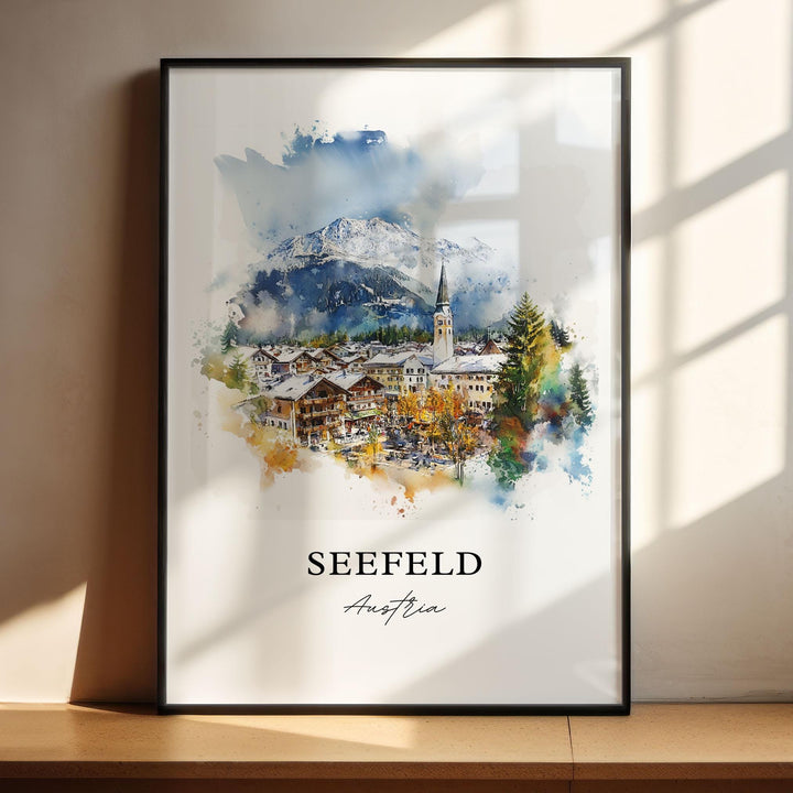 Seefeld Wall Art - Austria Print