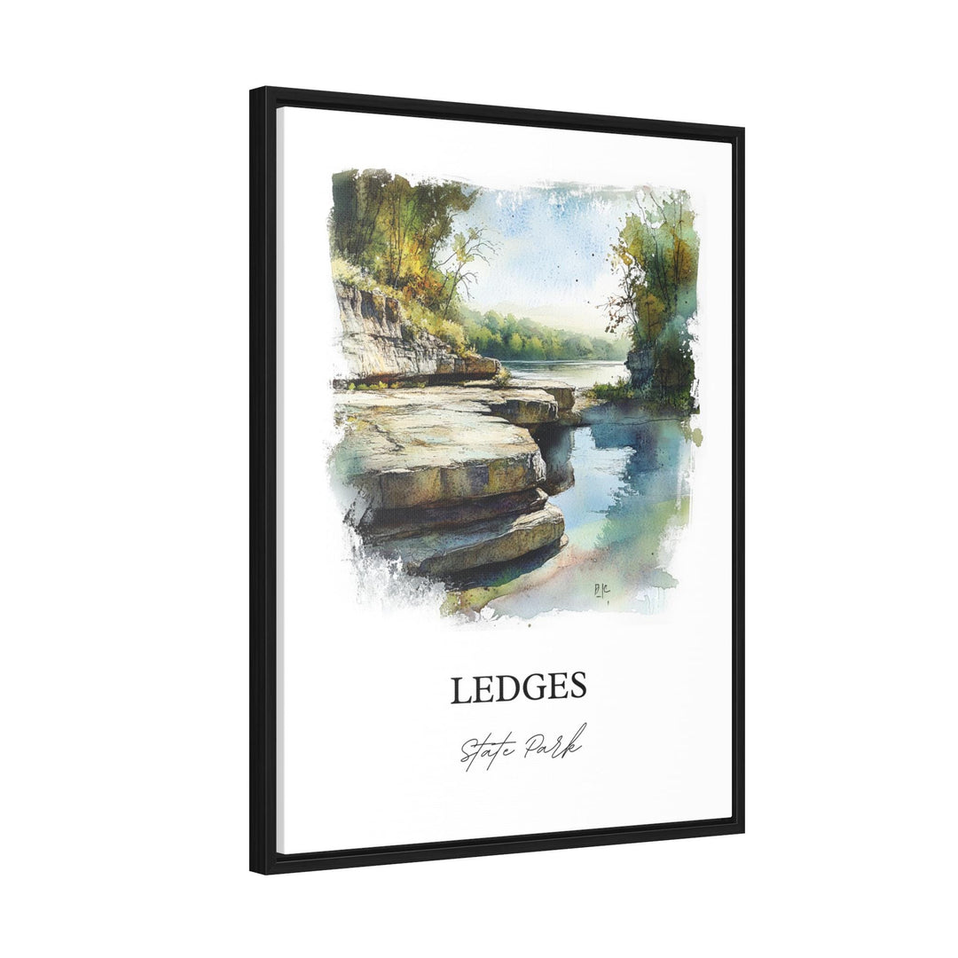 Ledges State Park Wall Art, Boone County Print, Madrid Iowa Artwork, Ledges State Park Gift, Travel Print, Travel Poster, Housewarming Gift