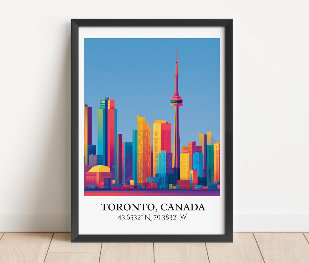 Toronto, Canada – Watercolor Art Print
