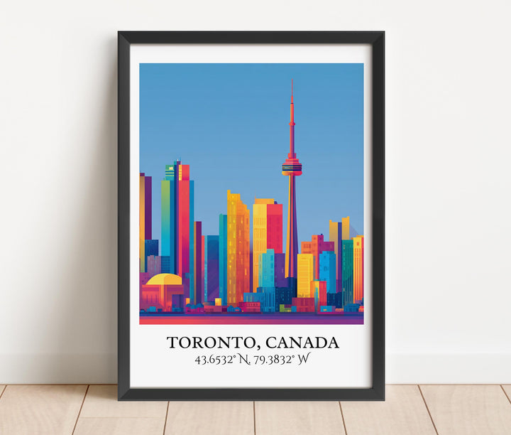 Toronto, Canada – Watercolor Art Print