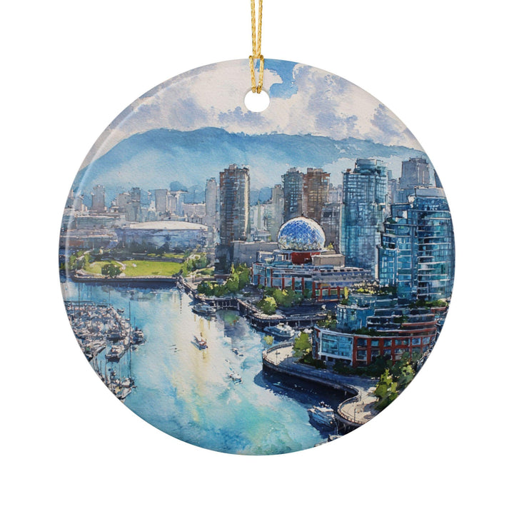 Vancouver Ornament: Unique Vancouver Souvenir, Vancouver Xmas Decor, and Authentic Vancouver BC Gift