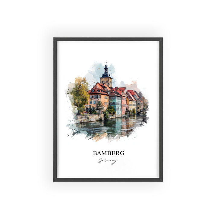 Bamberg, Germany – Watercolor Art Print