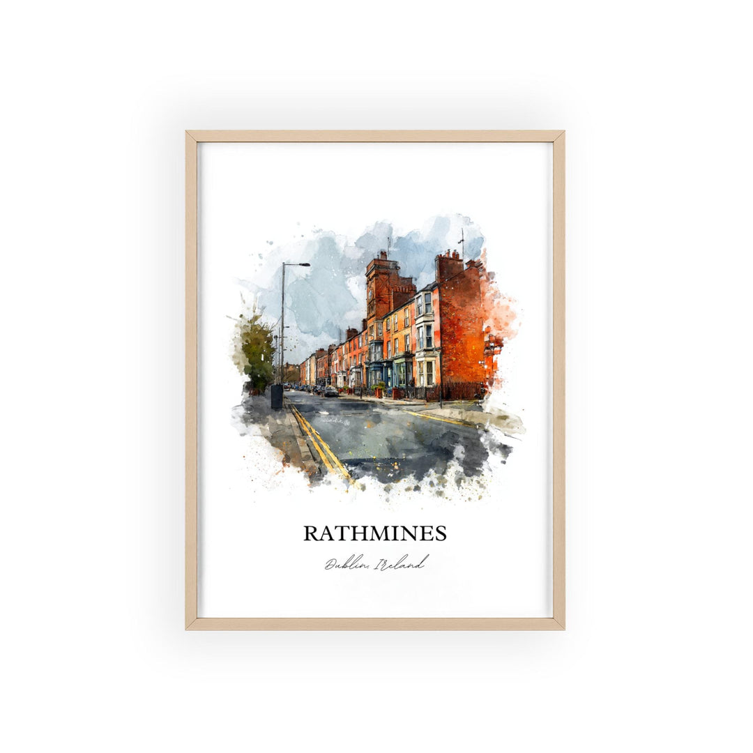 Rathmines, Ireland – Watercolor Art Print