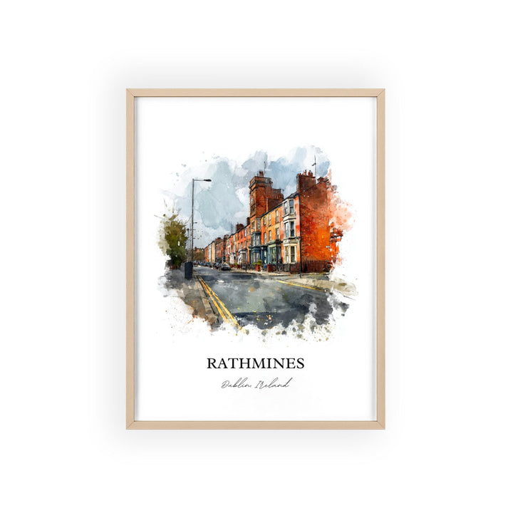 Rathmines, Ireland – Watercolor Art Print