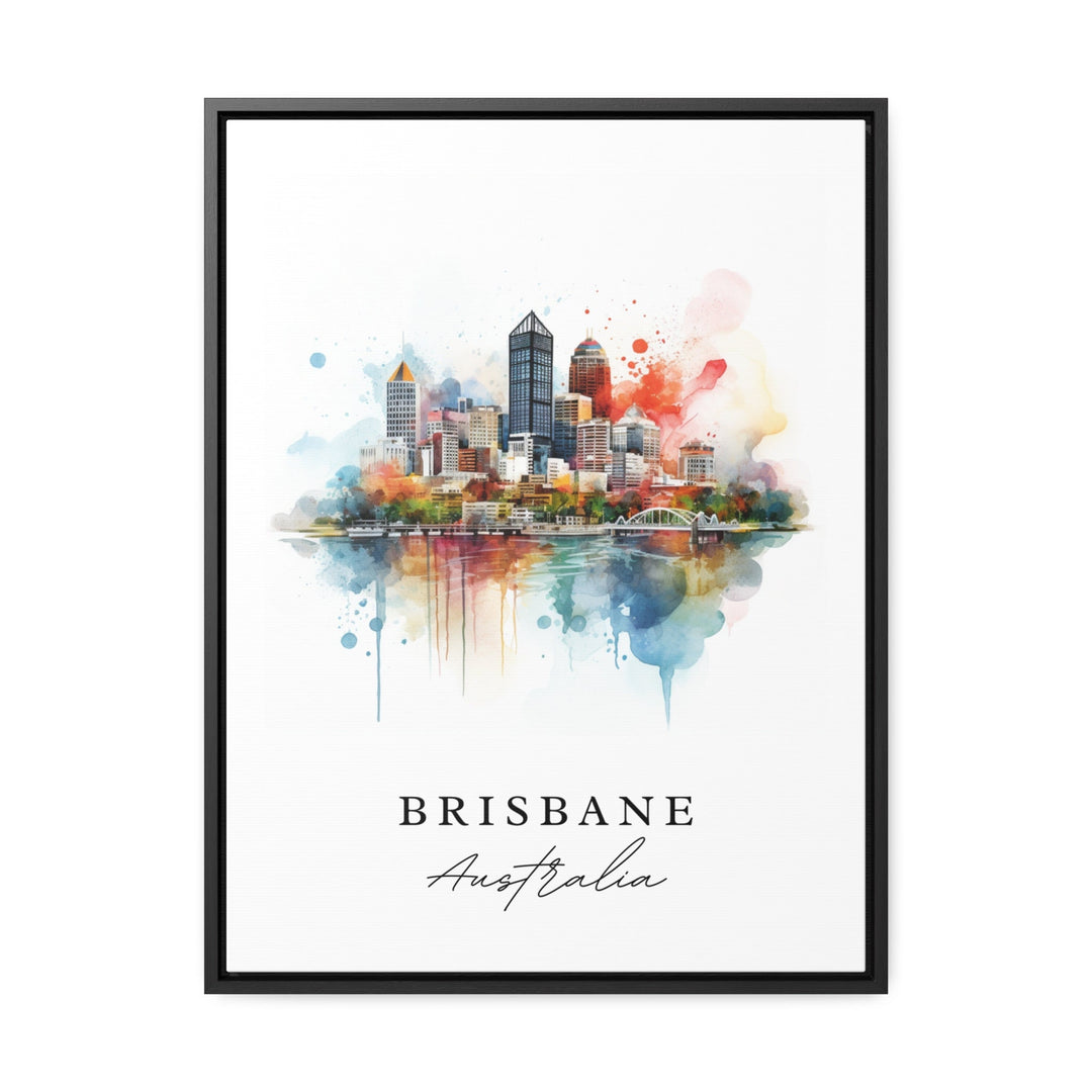 Brisbane Wall Art - Australia Print