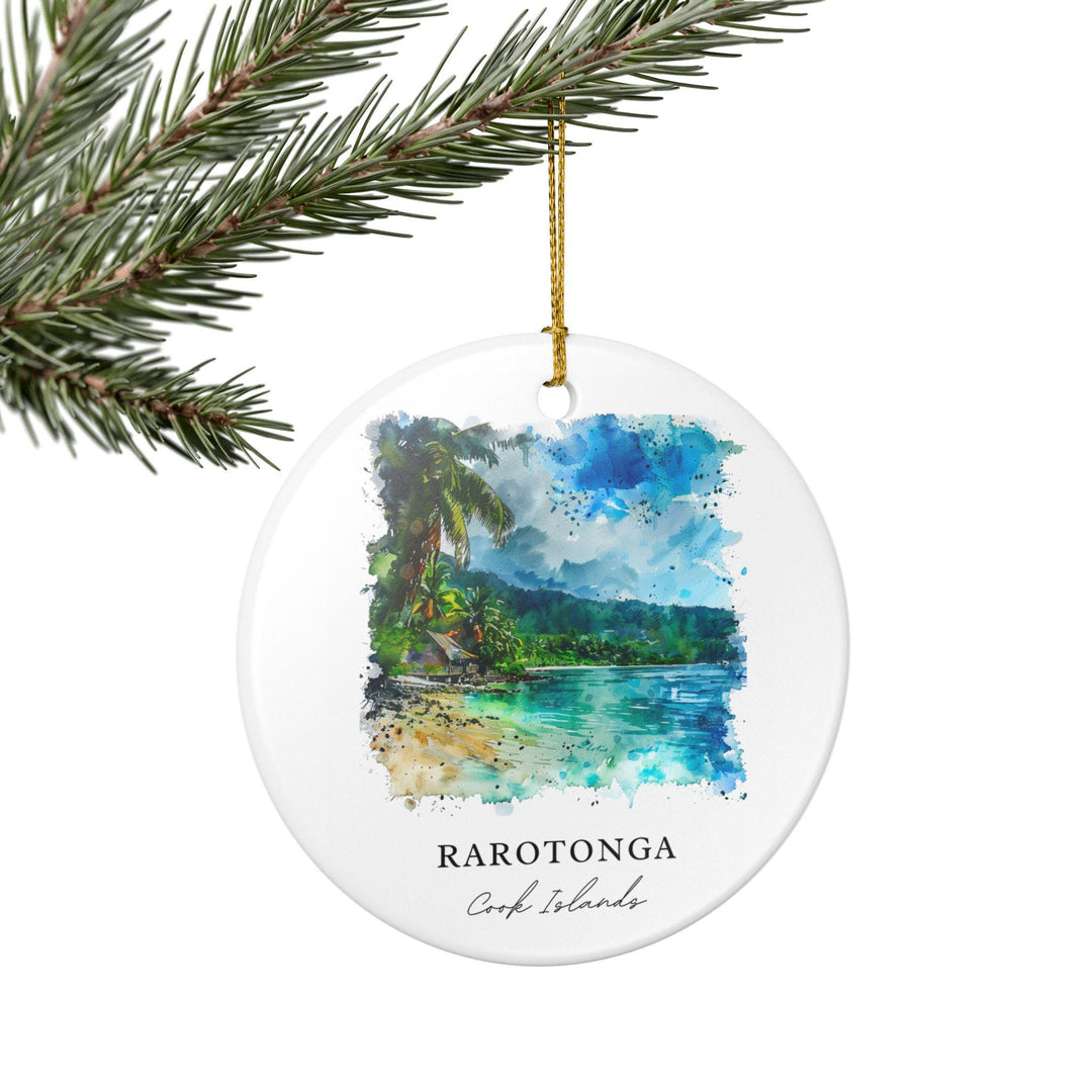 Rarotonga Ornament: Unique Rarotonga Souvenir, Cook Islands Xmas Decor, and Authentic Rarotonga Gift
