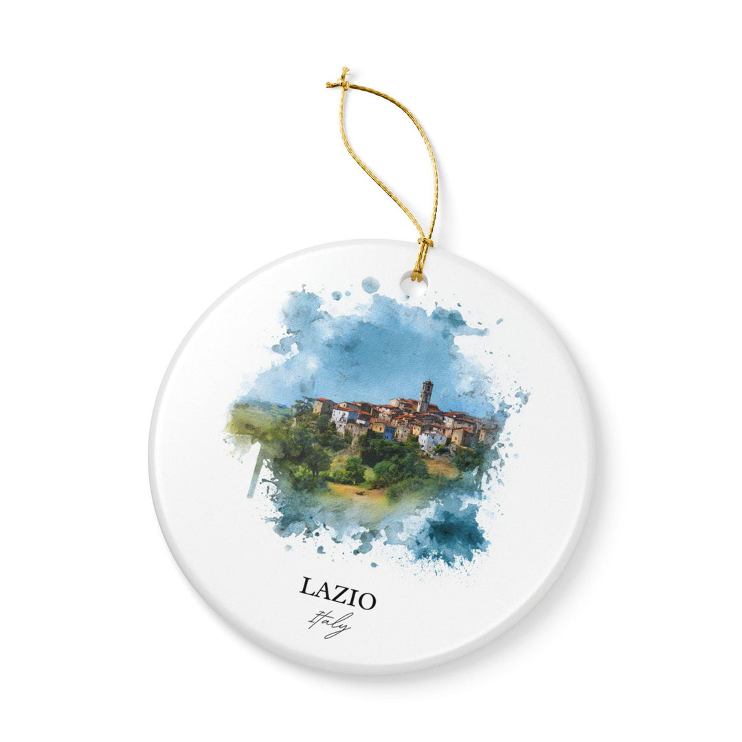 Lazio Italy Ornament: Unique Lazio Italy Souvenir, Lazio Italy Xmas Decor, and Authentic Lazio Region Italia Gift