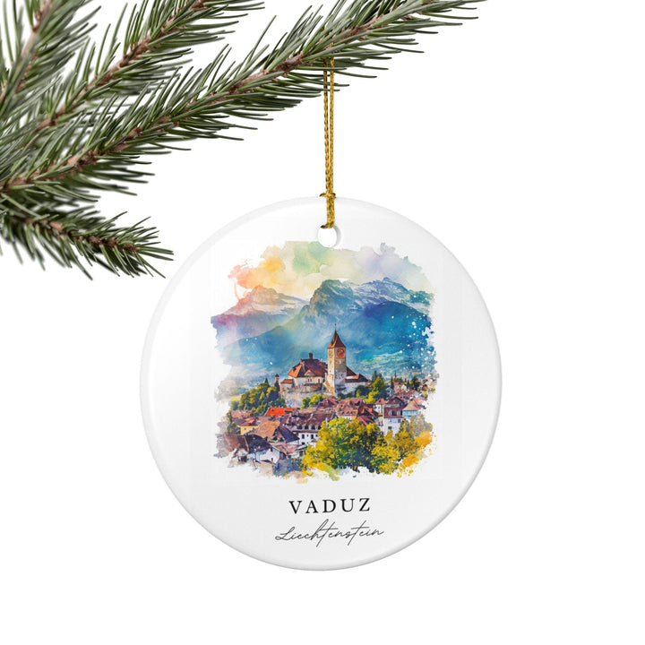 Vaduz Ornament: Unique Vaduz Souvenir, Liechtenstein Xmas Decor, and Authentic Liechtenstein Gift