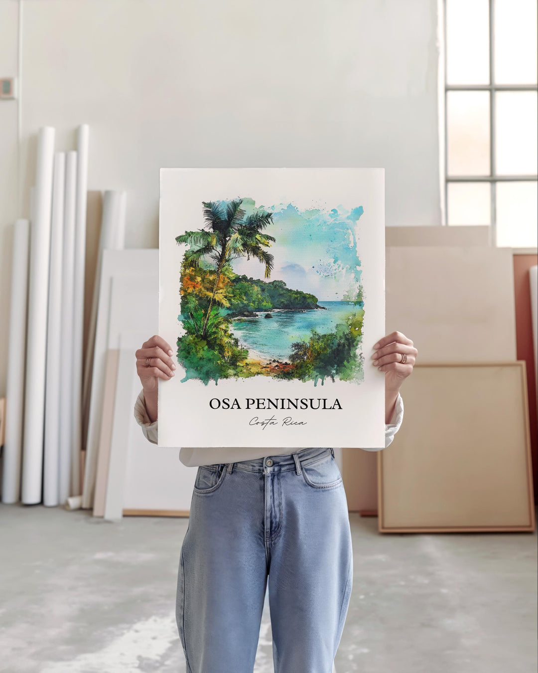 Osa Peninsula, Costa Rica – Watercolor Art Print