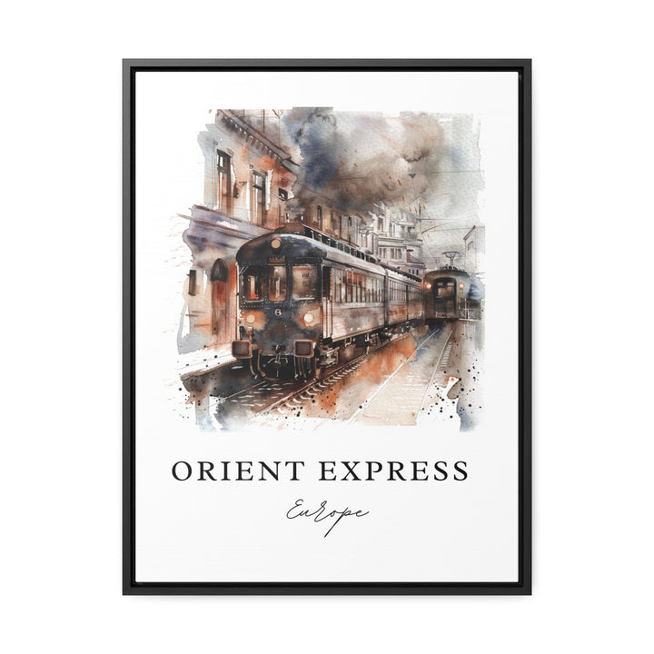 Orient Express Art, Orient Express Print, Orient Express Watercolor Art, Orient Express Gift,