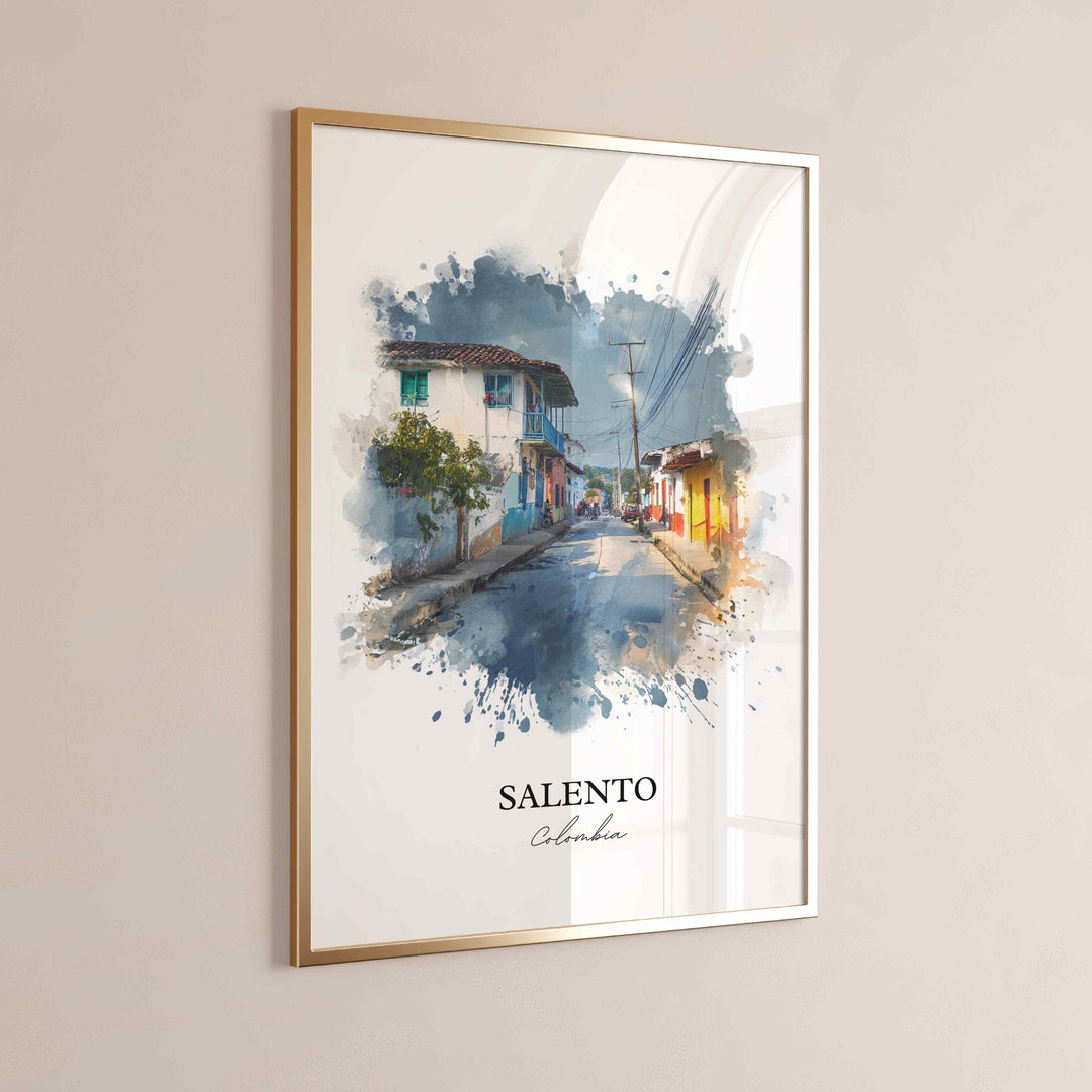 Salento, Colombia – Watercolor Art Print