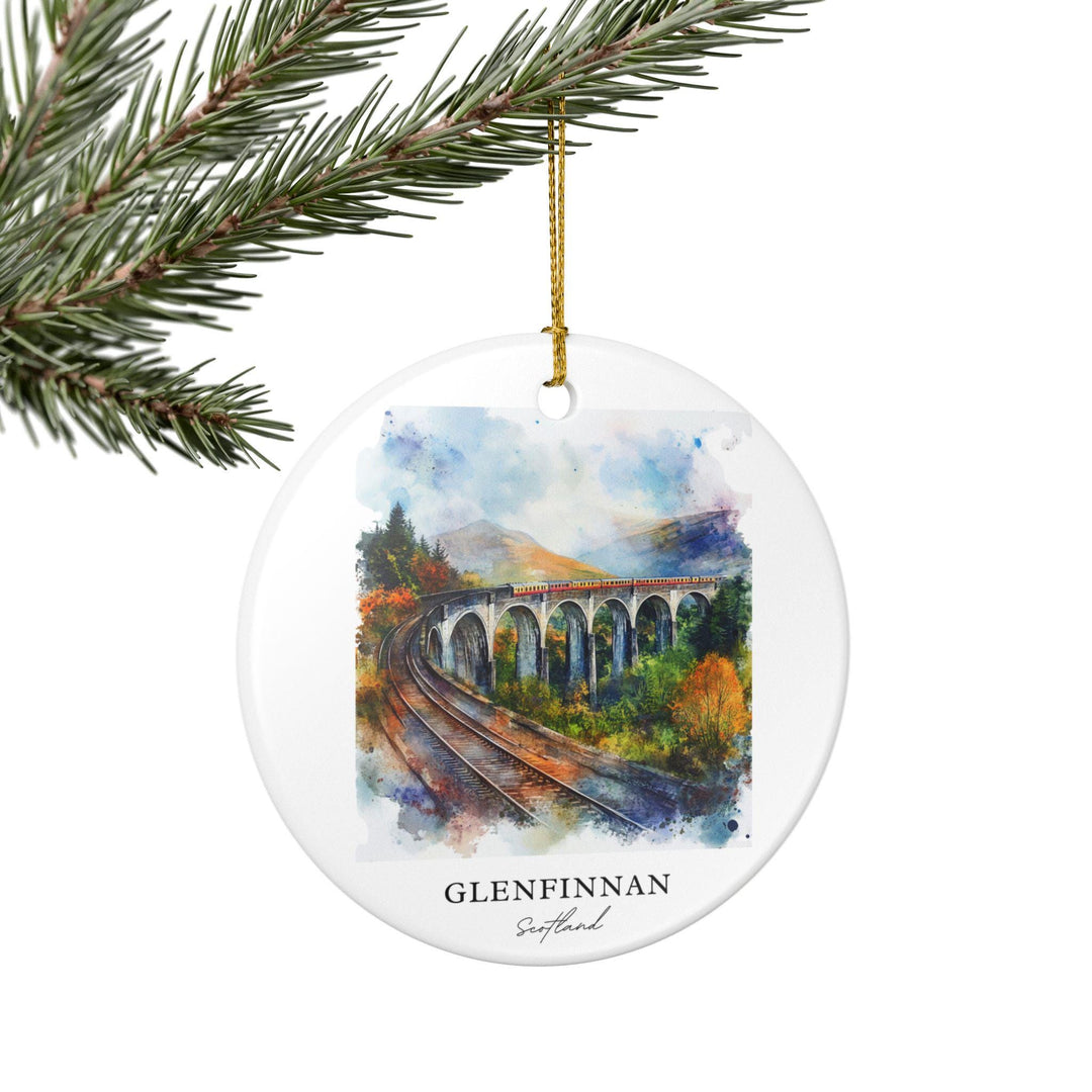 Glenfinnan Ornament: Unique Glenfinnan Scotland Souvenir, Scotland Xmas Decor, and Authentic Scotland Gift