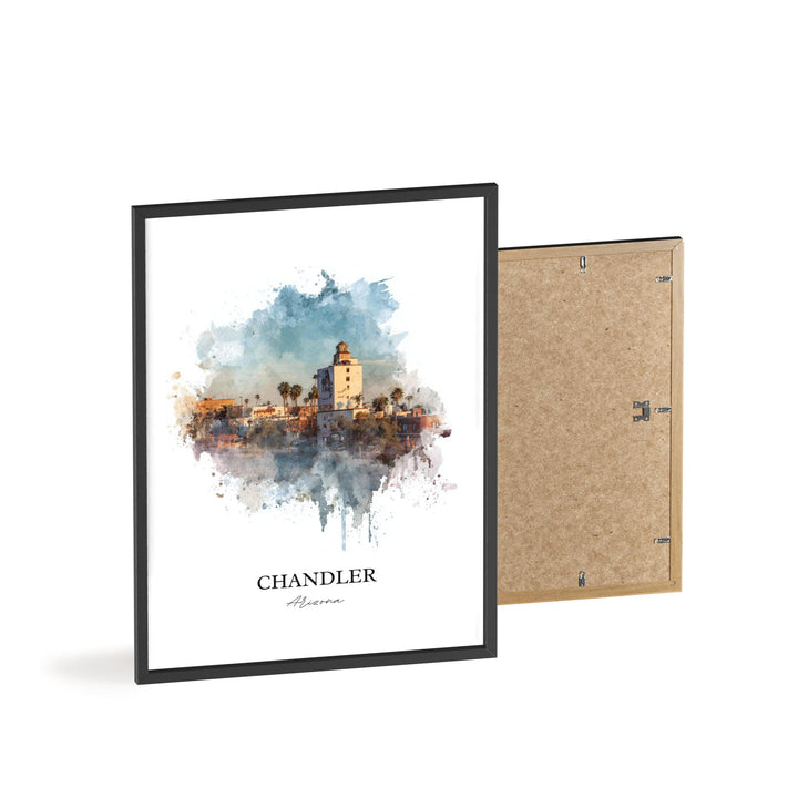 Chandler, Arizona – Watercolor Art Print