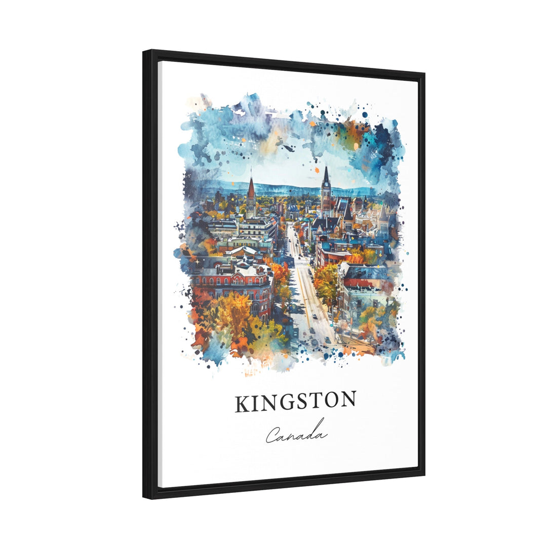 Kingston Ontario Wall Art, Kingston Print, Kingston Watercolor, Kingston Lake Ontario Gift, Travel Poster, Housewarming Gift