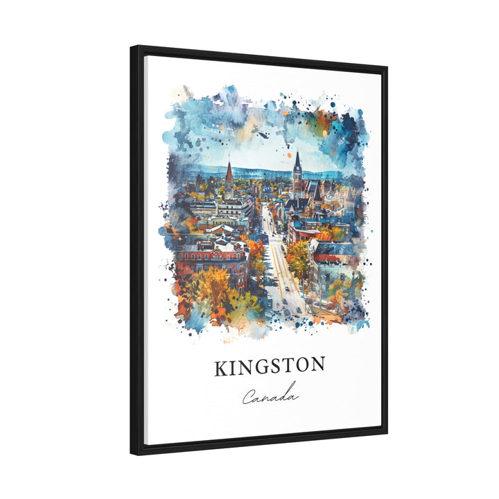 Kingston Ontario Wall Art, Kingston Print, Kingston Watercolor, Kingston Lake Ontario Gift, Travel Poster, Housewarming Gift