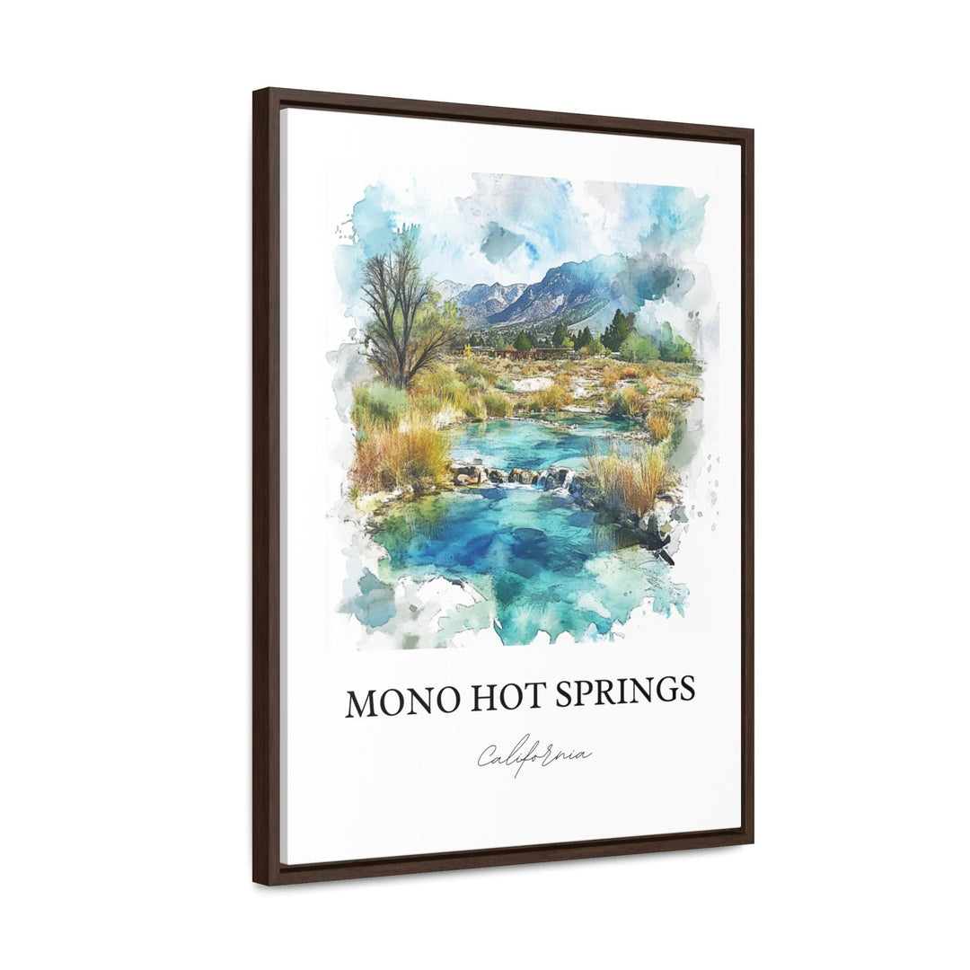 Mono Hot Springs Wall Art, Fresno County Print, Sierra Nevada Artwork, Mono Hot Springs Gift, Travel Print, Travel Poster, Housewarming Gift