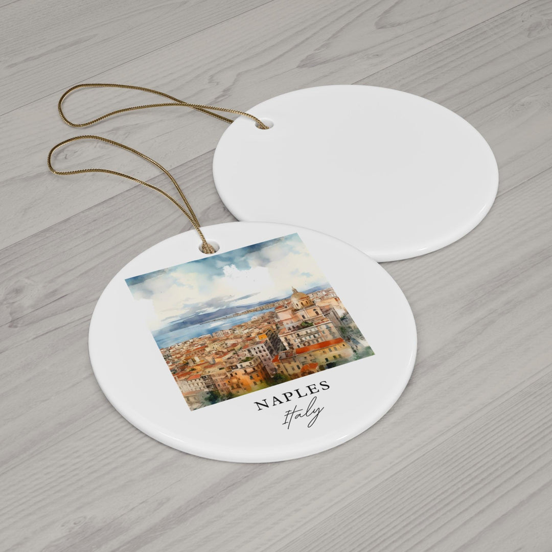 Naples Italy Ornament: Unique Naples Italia Souvenir, Naples ItalyXmas Decor, and Authentic Amalfi Coast Christmas Gift