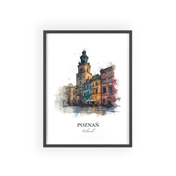 Poznan, Poland – Watercolor Art Print