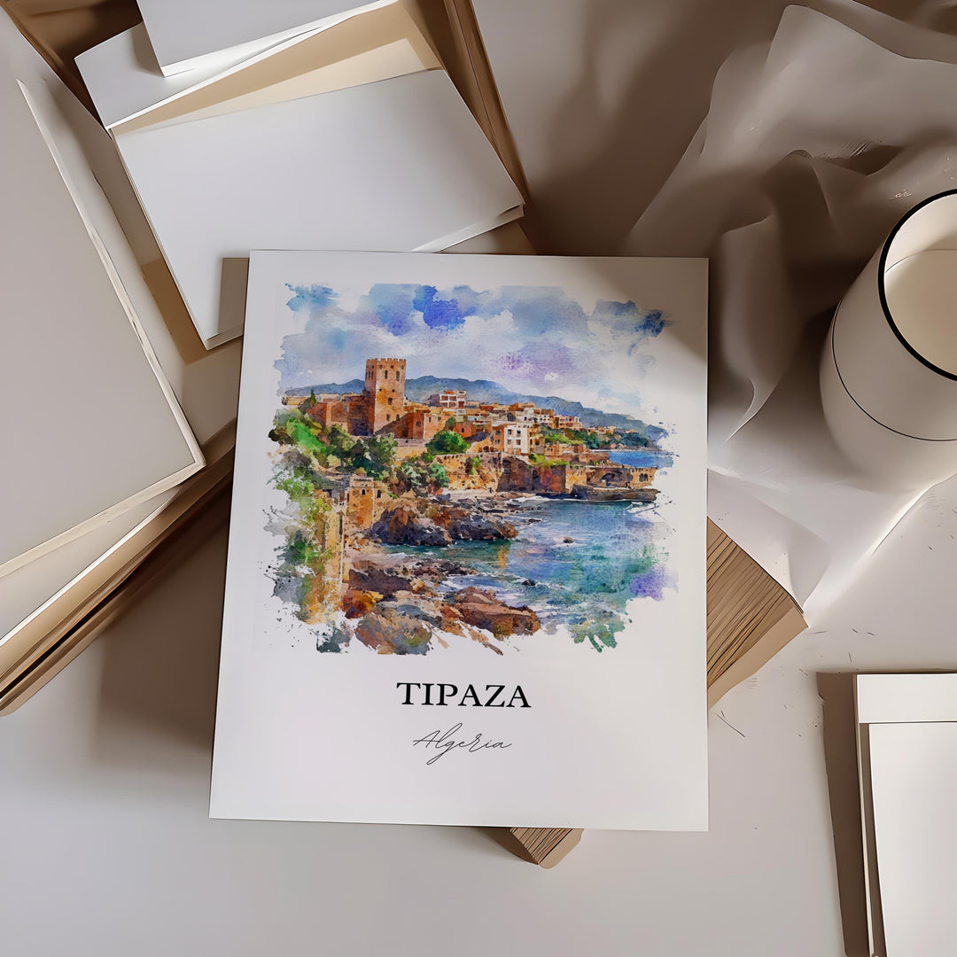 Tipaza Wall Art - Algeria Print