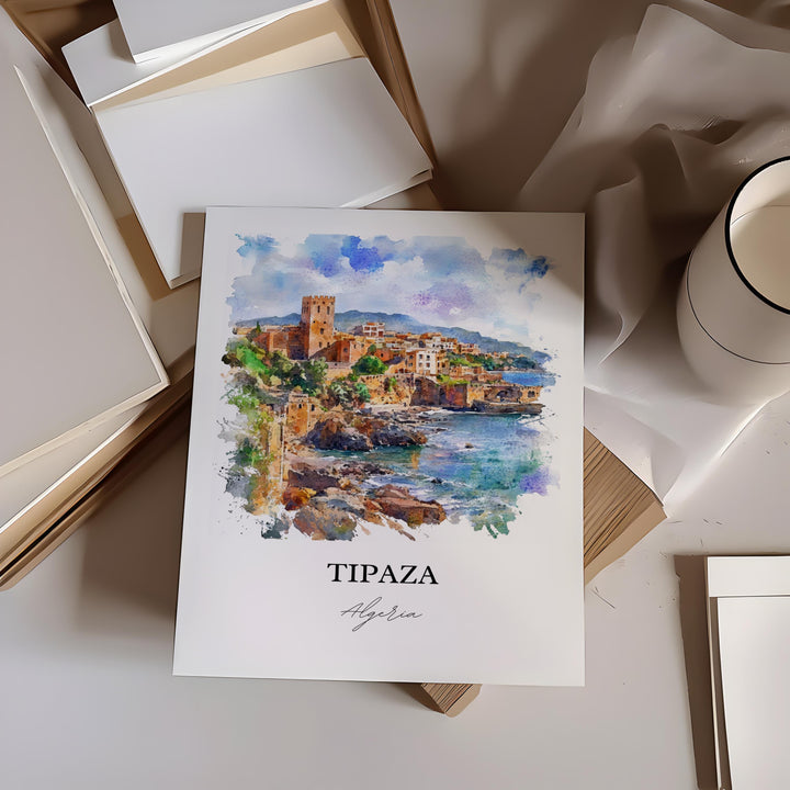 Tipaza Wall Art - Algeria Print