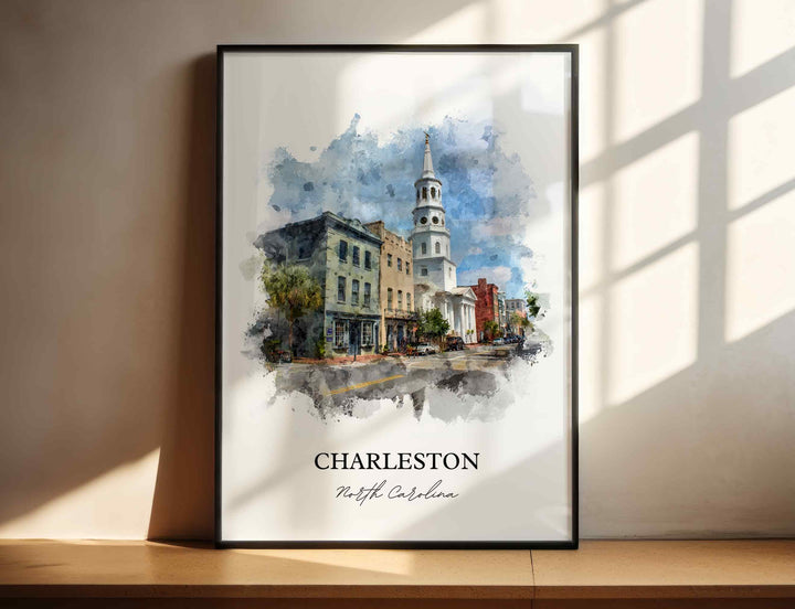 Charleston, South Carolina – Watercolor Art Print