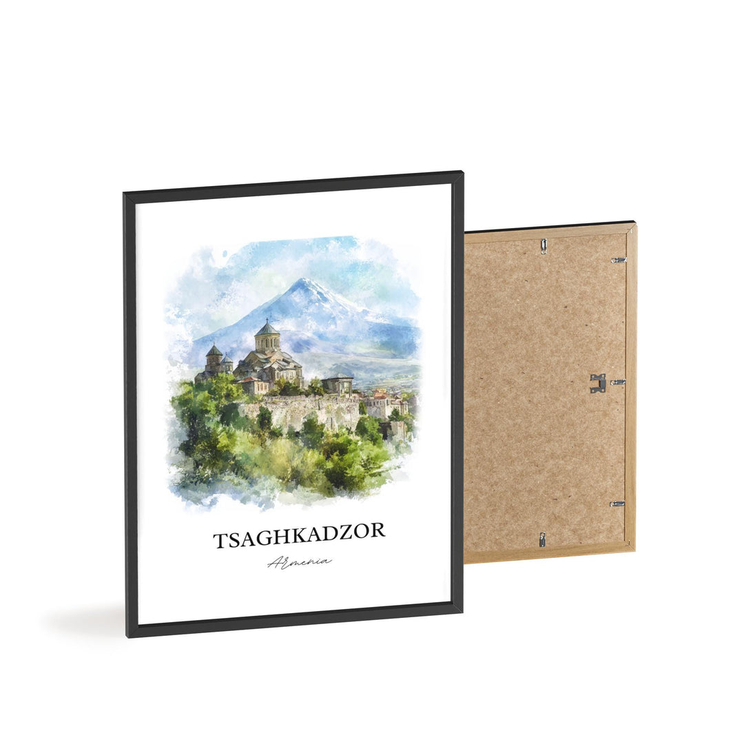 Tsaghkadzor, Armenia – Watercolor Art Print