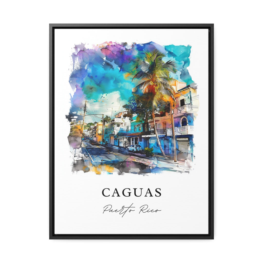 Caguas Wall Art - Puerto Rico Print