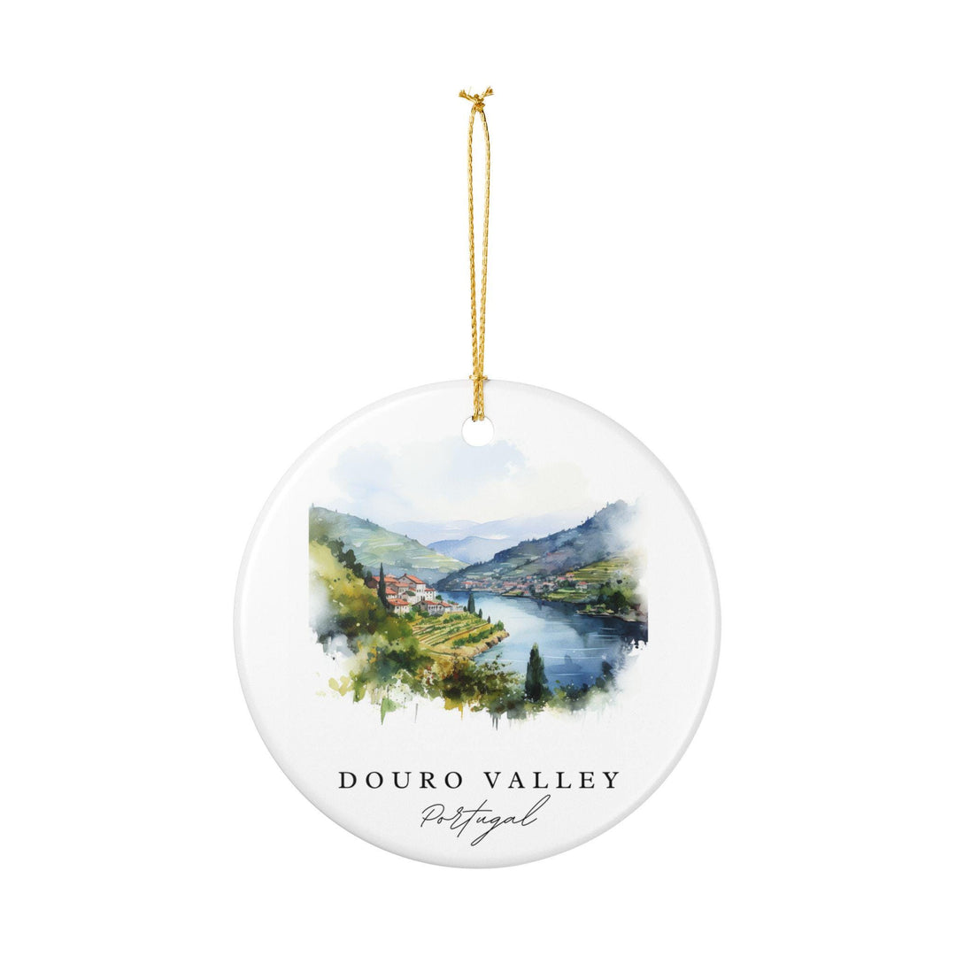 Douro Valley Ornament: Unique Douro Valley Souvenir, Portugal Xmas Decor, and Authentic Douro Valley Gift