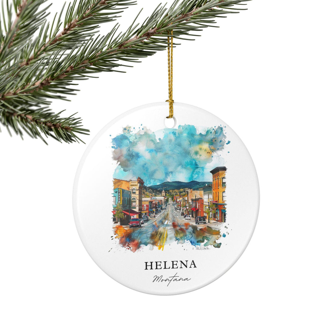 Helena Montana Ornament: Unique Helena MT Souvenir, Helena Montana Decor, and Authentic Helena MT Gift