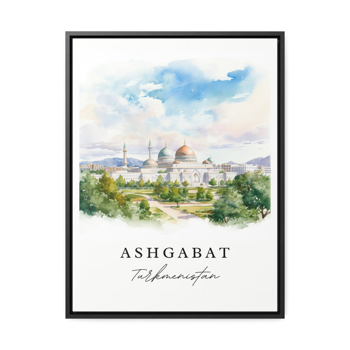 Ashgabat Wall Art - Turkmenistan Print