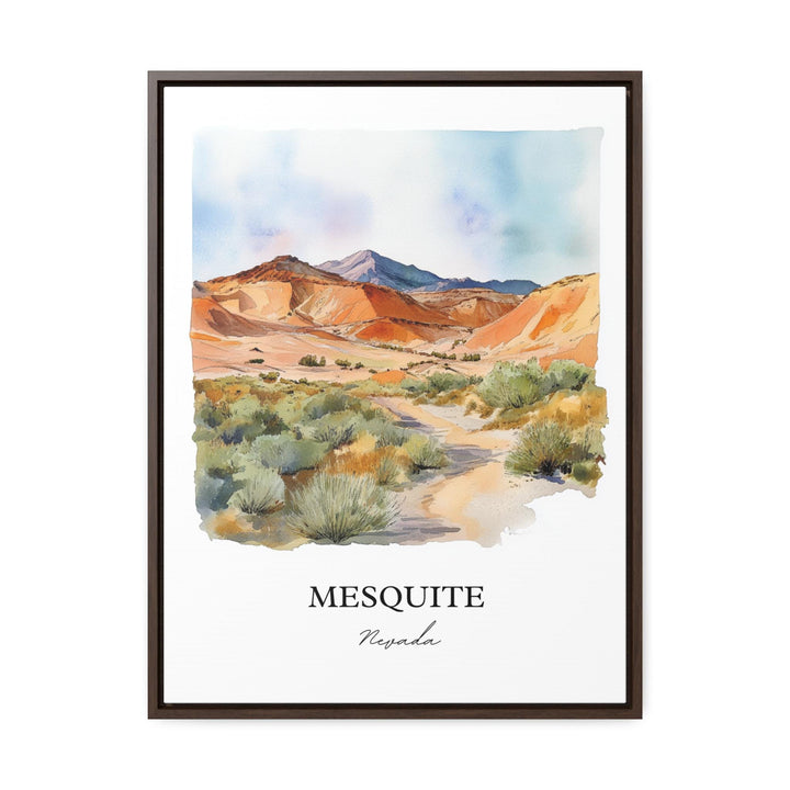 Mesquite NV Wall Art, Mesquite Print, Nevada Watercolor Art, Clark County NV Gift, Travel Print, Travel Poster, Housewarming Gift